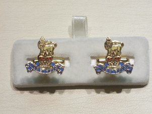 Royal Army Pay Corps enamelled cufflinks - Click Image to Close
